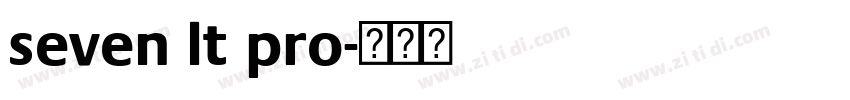 seven lt pro字体转换